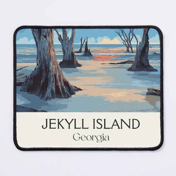 Item preview, Jekyll Island Georgia Driftwood Beach Art Print designed and sold by TuncGK.