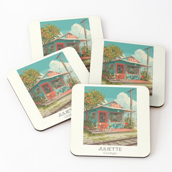 Item preview, Juliette Georgia Whistle Stop Cafe Art Print designed and sold by TuncGK.