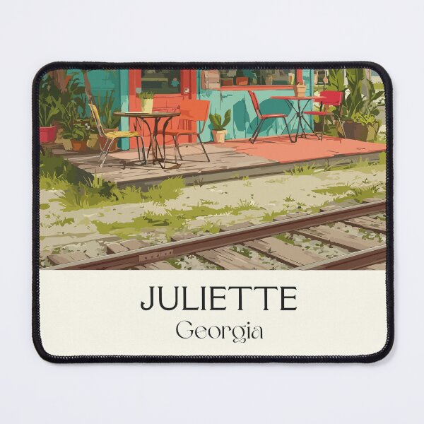 Item preview, Juliette Georgia Whistle Stop Cafe Art Print designed and sold by TuncGK.