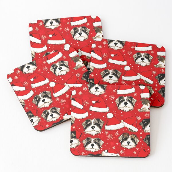 Item preview, Dog in a Santa Hat designed and sold by Zofia Sosnecka.