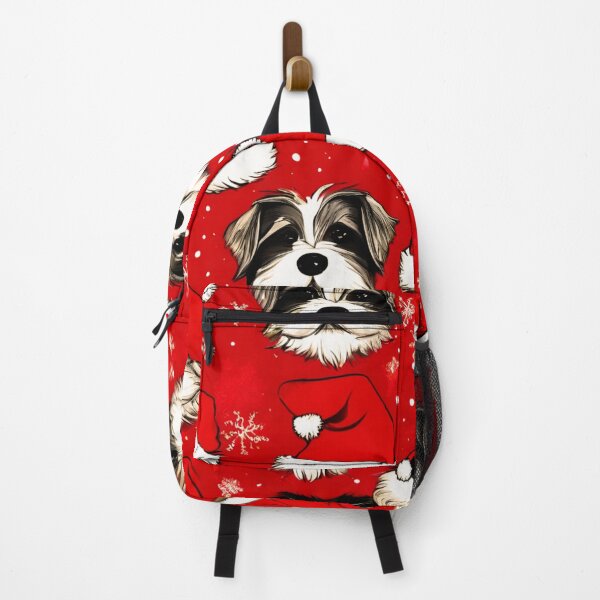 Item preview, Dog in a Santa Hat designed and sold by Zofia Sosnecka.