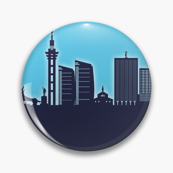 Item preview, Kinshasa Democratic Republic of the Congo Skyline designed and sold by ArtPrints.