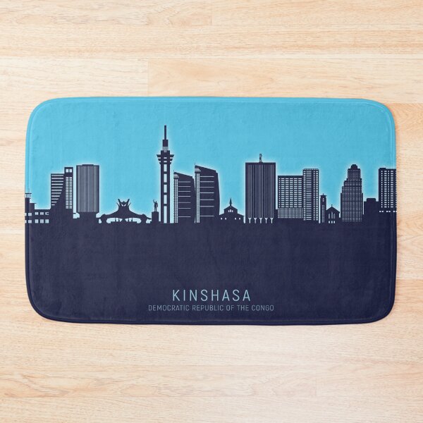 Item preview, Kinshasa Democratic Republic of the Congo Skyline designed and sold by ArtPrints.