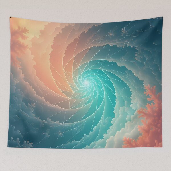 Item preview, Clouds Spiral,  (expanded. image size 8320x12480) designed and sold by Digital-Davinci.