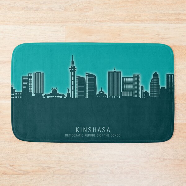 Item preview, Kinshasa Democratic Republic of the Congo Skyline designed and sold by ArtPrints.