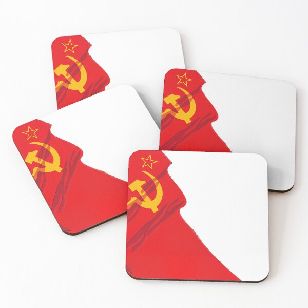 Item preview, USSR Flag Art Print | Soviet Union Hammer & Sickle Flag Poster - Cold War Era History Decor, Communist Symbolism Wall Art & Vintage Propaganda Design designed and sold by RevolutionToday.
