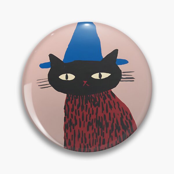 Item preview, Magical Black Witchy Cat designed and sold by bapupa.