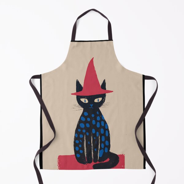 Item preview, Spooky Black Witchy Cat designed and sold by bapupa.