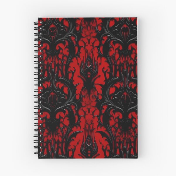 Artikelvorschau, Gotisches Muster - Rot und Schwarz entworfen und verkauft von RWT-Design.