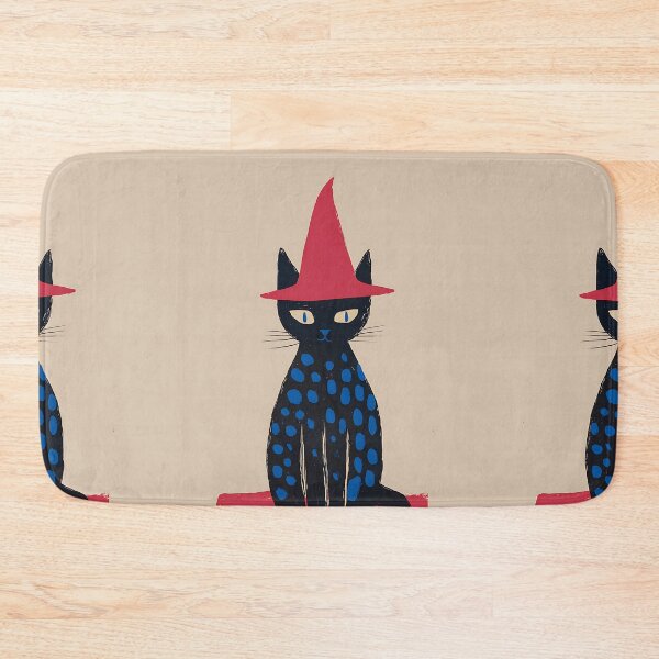 Item preview, Spooky Black Witchy Cat designed and sold by bapupa.