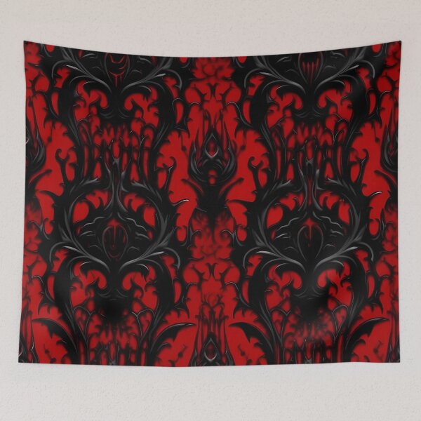 Item preview, Gothic Pattern - Red and Black designed and sold by RWT-Design.