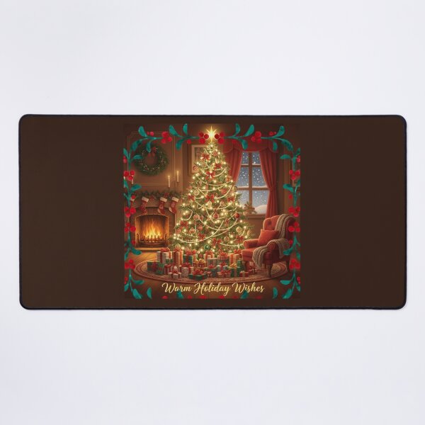 Item preview, Warm Holiday Wishes by the Christmas Tree designed and sold by Studio Yvonne .