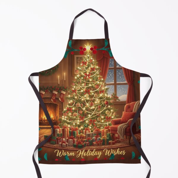 Item preview, Warm Holiday Wishes by the Christmas Tree designed and sold by Studio Yvonne .