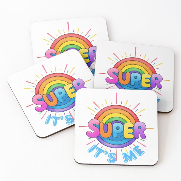 Item preview, Super Rainbow Retro Typography Shirt / Color Splash Tees designed and sold by Azazel77.