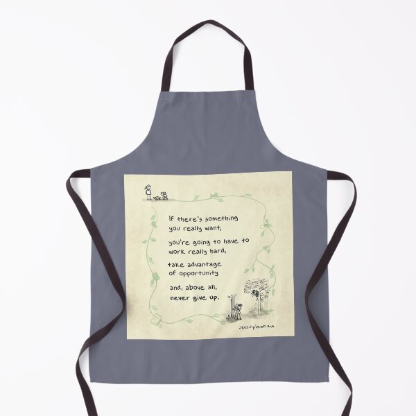 Item preview, Above all, never give up – a sketch about encouragement and perseverance. designed and sold by Sketchplanations.
