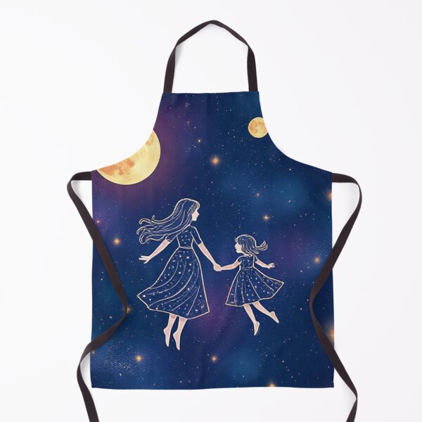 Item preview, Love Beyond the Stars – Mother and Daughter Galaxy Art designed and sold by Wizdem Artworkz.