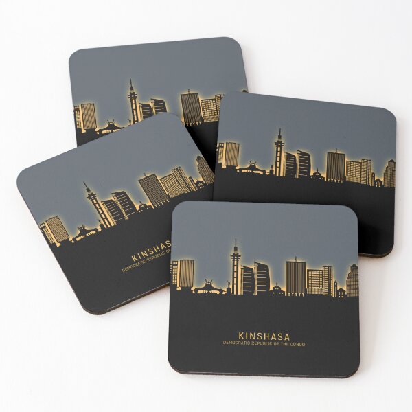 Item preview, Kinshasa Democratic Republic of the Congo Skyline designed and sold by ArtPrints.