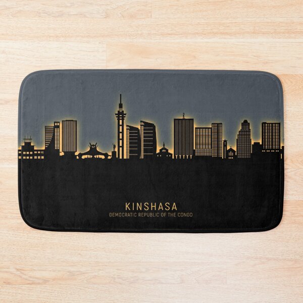 Item preview, Kinshasa Democratic Republic of the Congo Skyline designed and sold by ArtPrints.