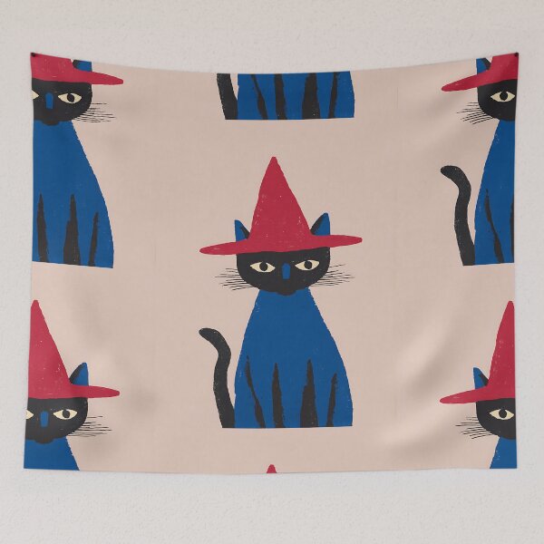Item preview, Black Witchy Cat designed and sold by bapupa.