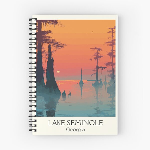 Item preview, Lake Seminole Georgia Sunset Art Print designed and sold by TuncGK.