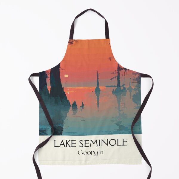 Item preview, Lake Seminole Georgia Sunset Art Print designed and sold by TuncGK.