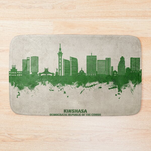 Item preview, Kinshasa Democratic Republic of the Congo Skyline designed and sold by ArtPrints.
