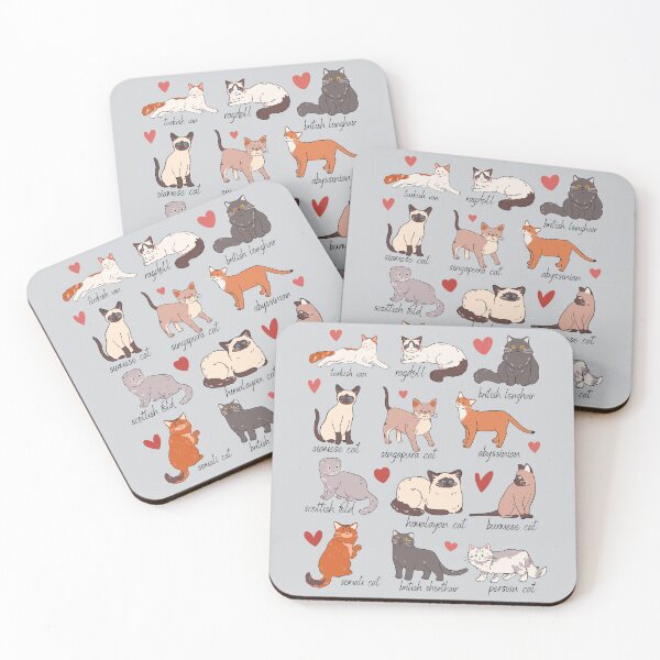 Item preview, Cute Cat Breeds designed and sold by AnulaArt.