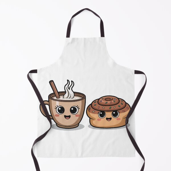 Item preview, kawaii Coffee and cinnamon roll designed and sold by jkrphoto.