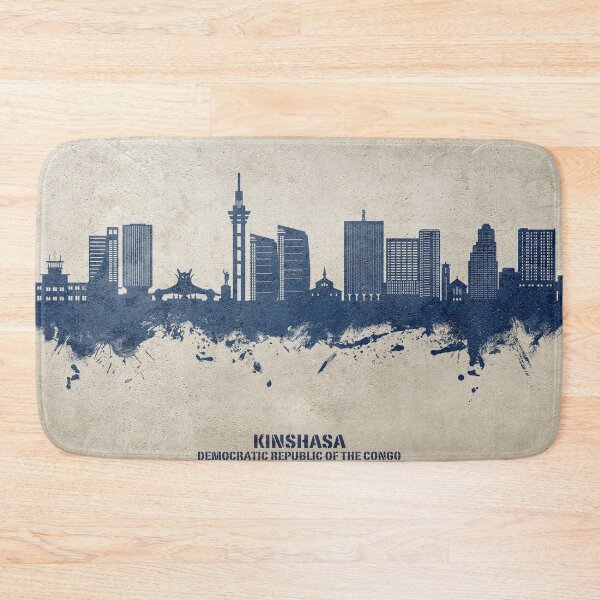 Item preview, Kinshasa Democratic Republic of the Congo Skyline designed and sold by ArtPrints.