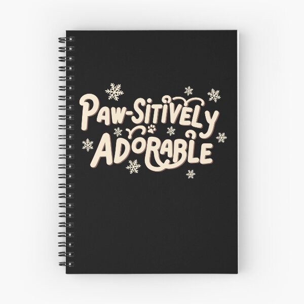 Item preview, Paw-Sitively Adorable Winter T-Shirt Design designed and sold by DavidTeeStudio.