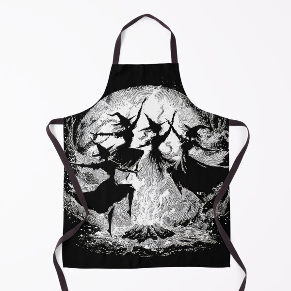 Item preview, Halloween witches dancing around a fire pagan wicca art design designed and sold by thewandswant.