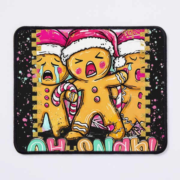 Item preview, Oh Snap! Funny Gingerbread Cookie Christmas Art | Cute Broken Cookie Holiday Design designed and sold by ReginaTrevino.