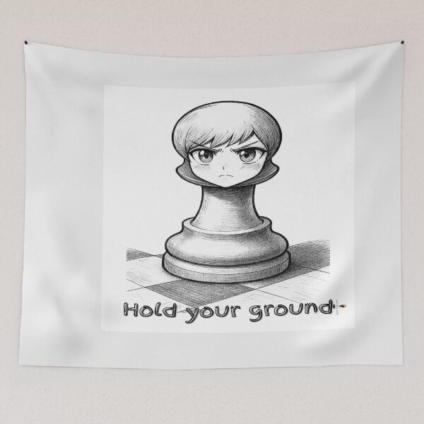 Item preview, Hold Your Ground — Determined Pawn designed and sold by PawnShiftGoods.