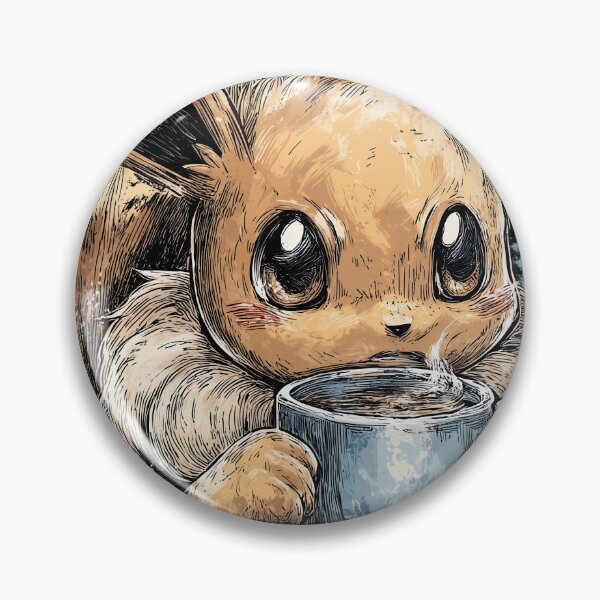 Item preview, Fluffy Eared Brew: But First, Coffee in Morning Evolutions designed and sold by Senpaiwaves.