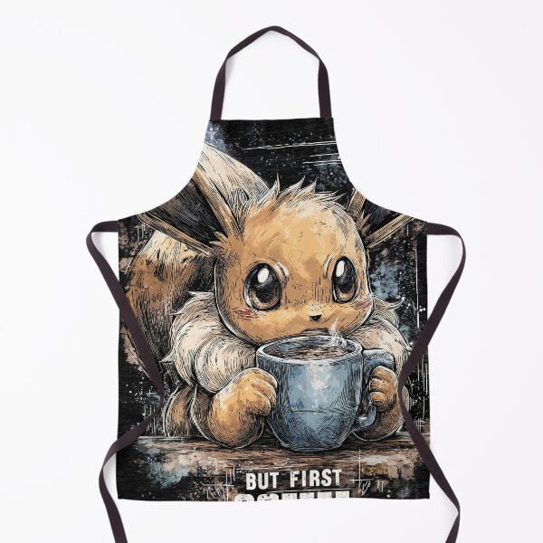 Item preview, Fluffy Eared Brew: But First, Coffee in Morning Evolutions designed and sold by Senpaiwaves.