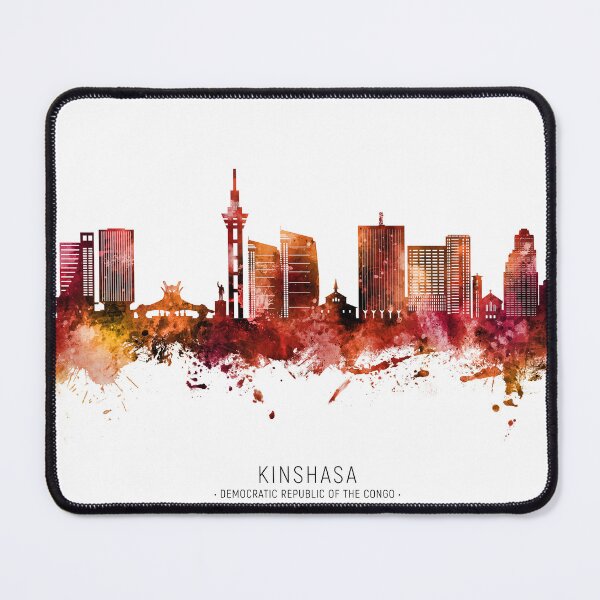Item preview, Kinshasa Democratic Republic of the Congo Skyline designed and sold by ArtPrints.
