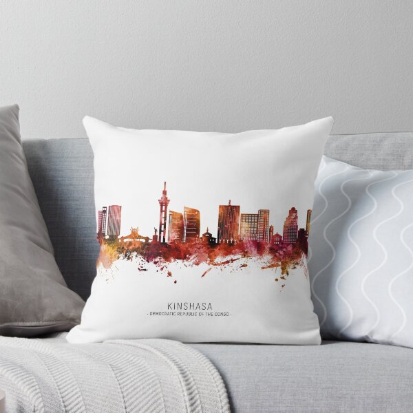 Item preview, Kinshasa Democratic Republic of the Congo Skyline designed and sold by ArtPrints.