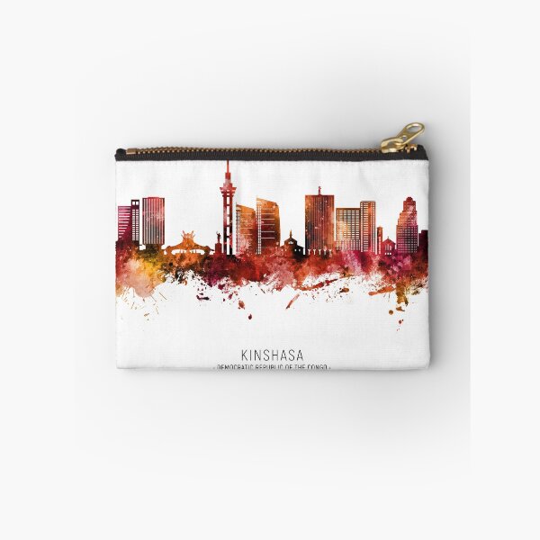 Item preview, Kinshasa Democratic Republic of the Congo Skyline designed and sold by ArtPrints.