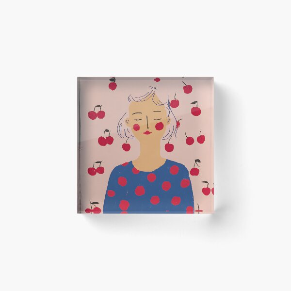 Item preview, Retro Cherry Girl designed and sold by bapupa.