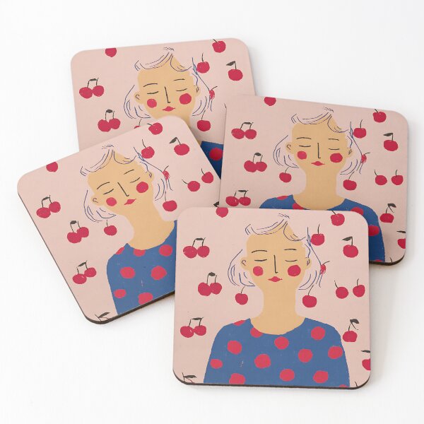 Item preview, Retro Cherry Girl designed and sold by bapupa.