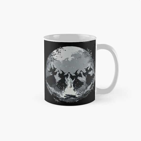 Item preview, Halloween witches dancing around a fire wicca pagan art design designed and sold by thewandswant.