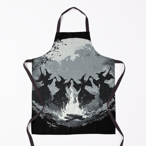 Item preview, Halloween witches dancing around a fire wicca pagan art design designed and sold by thewandswant.