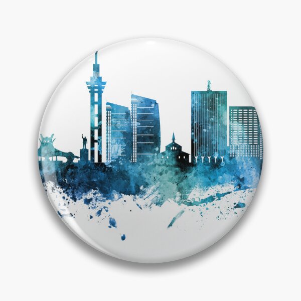 Item preview, Kinshasa Democratic Republic of the Congo Skyline designed and sold by ArtPrints.