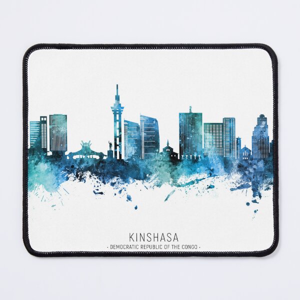 Item preview, Kinshasa Democratic Republic of the Congo Skyline designed and sold by ArtPrints.