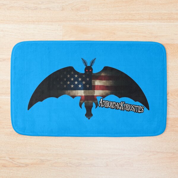 Item preview, Mothman American Flag designed and sold by AdirondacKuriosities.