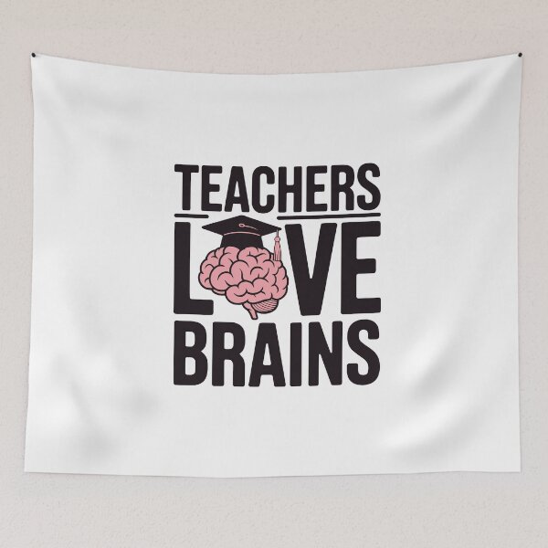 Item preview, Teachers Love Brains designed and sold by jkrphoto.