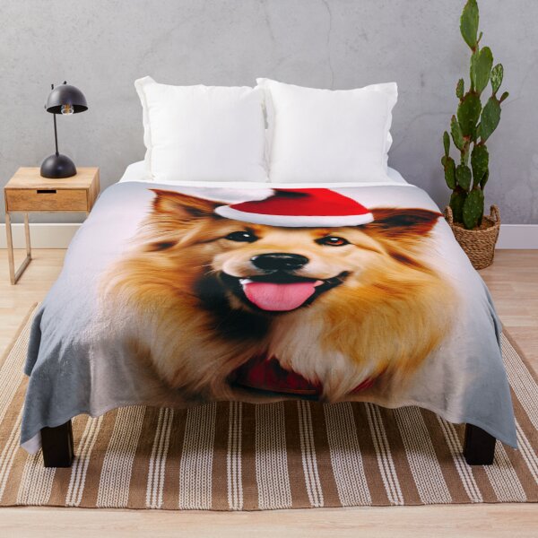 Item preview, Dog in a Santa Hat designed and sold by Zofia Sosnecka.