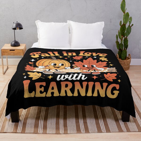 Item preview, Fall In Love With Learning Autumn Pumpkin Teacher designed and sold by brynatshop.