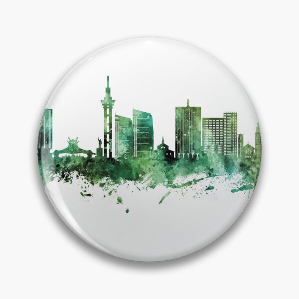 Item preview, Kinshasa Democratic Republic of the Congo Skyline designed and sold by ArtPrints.