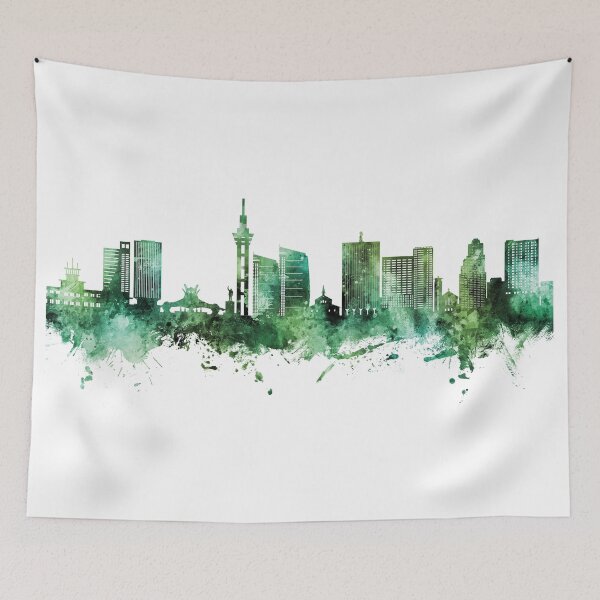 Item preview, Kinshasa Democratic Republic of the Congo Skyline designed and sold by ArtPrints.